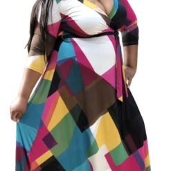 PASH BOUTIQUE Color Block Maxi
