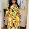PASH BOUTIQUE New Arrivals Yellow /Green Plus Dress