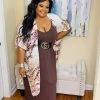 PASH BOUTIQUE Americano Plus Maxi Dress