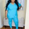 PASH BOUTIQUE New Arrivals Ice Blue Lounge Set